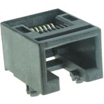 95501-6889, 95501 Series Female RJ45 Connector, Surface Mount, Cat3