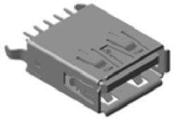 Фото 1/7 48408-0003, USB Connectors USB 3.0 F/A Vert REC 15u'