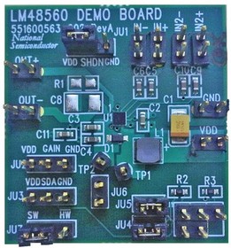 Фото 1/2 LM48560TLEVAL, Audio IC Development Tools LM48560TL EVAL BRD