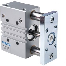 Фото 1/2 DFM-63-25-P-A-GF, Pneumatic Guided Cylinder - 170878, 63mm Bore, 25mm Stroke, DFM Series, Double Acting