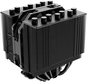 Фото 1/10 Кулер для процессора ID-COOLING SE-207-XT SLIM LGA20XX/1700/ 1200/115X/AM4 (12шт/кор, TDP 220W, PWM, черный, 7 тепл.трубок + медная база, 1 