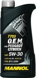 1064, 7703 OEM FOR PEUGEOT CITROEN 5W-30 1Л. Моторное масло синт.