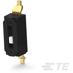 1 Way Surface Mount DIP Switch SPST, Recessed Actuator