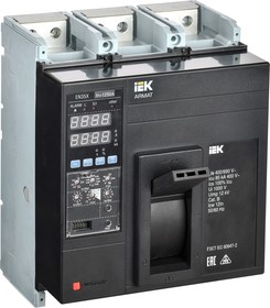 Выключатель автоматический в литом корпусе 3п N 85кА 1250А расцепитель электронный стандарт. ARMAT IEK AR-MCCB-3N-085-1250A-ELSC