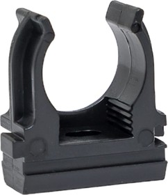 Фото 1/2 Крепеж-клипса для труб для монтажного пистолета черная, d25 мм, 100 шт. АТ-100125-100