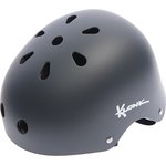 12073, Шлем для катания на велосипеде,скейтборде и роликах L серый-матовый KLONK