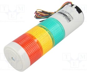 STG50ML-BZ-3-24-RAG, Сигнализатор: сигнальная колонна, LED, красный/янтарный/зеленый