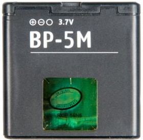 Фото 1/4 (BP-5M) аккумулятор для Nokia 8600 Luna, 7390, 6500s, 6110n, 5700, 5610xm BP-5M