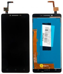 (A6010) дисплей в сборе с тачскрином (модуль) и рамкой для Lenovo A6010 черный