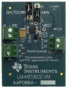 LM48580EVM, Audio IC Development Tools HAPTIC PIEZO ACTUATOR DRIVER