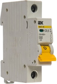 Photo 1/10 MVA20-1-D05-C, Automatic modular switch 1p C 0.5A 4.5kA BA47-29 IEC