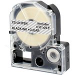 Картридж ленточный Cactus CS-LK3TBN черный для Epson LW300/LW400/LW700/LW600P/ ...