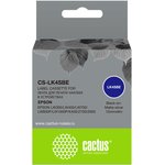 Картридж ленточный Cactus CS-LK4SBE черный для Epson LW300/LW400/LW700/LW600P/ ...