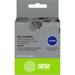 Картридж ленточный Cactus CS-LK5WBN черный шрифт, белый фон (18 мм, 9 м) для Epson LW300/LW400/LW700/ LW600P/LW1000P