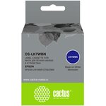 Картридж ленточный Cactus CS-LK7WBN черный для Epson LW1000P/Z700/Z900