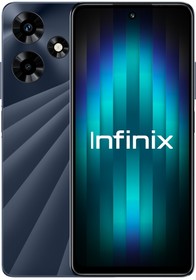 Смартфон Infinix X6831 Hot 30 128Gb 4Gb черный моноблок 3G 4G 2Sim 6.78" 1080x2460 Android 13 50Mpix 802.11 a/b/g/n/ac NFC GPS GSM900/1800 G