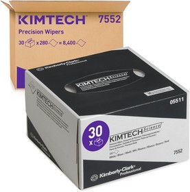Фото 1/9 7552, KIMTECH Science Dry Cleanroom Wipes, Box of 280