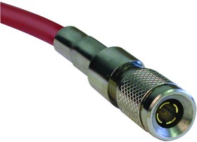 282138-75, 75 Ohm 1.0/2.3 DIN ST Crimp Plug