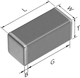 Фото 1/3 C4532C0G2W683J320KA, 68nF Multilayer Ceramic Capacitor MLCC, 450V dc V, ±5% , SMD