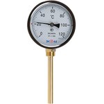Биметаллический термометр ЭКОМЕРА радиальный БТ-1-100-120С-L100-РИ