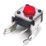 1571407-2, Switch Tactile OFF (ON) SPST Round Button Gull Wing 0.05A 24VDC 2.55N ...