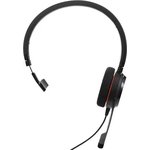 Jabra Evolve 20 MS Mono Headset, for contact centers, overhead, wired, Mono ...