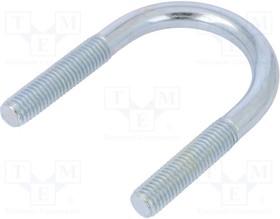 CB10.43.81 (1 1/4"), U-bolt; B; 1.5; steel; zinc; Thread len: 41mm; for fixing pipes