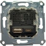 Schneider Electric MERTEN Механизм USB-зарядки A+C, 2,4 A