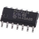 MCP3428-E/SL, Quad 16-bit- ADC 0.015ksps, 14-Pin SOIC