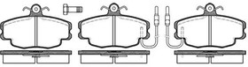 0141.02, 141 02_!колодки дисковые п.\ Renault Megan 1.4-2.0i/1.9TDi 96