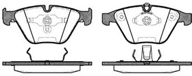 0857.00, 857 00_=FDB1628=571990B !колодки дисковые п.\ BMW E65/E66 3.5i/4.5i/3.0D/4.0D 01