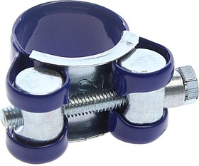 Хомут силовой d=021-023 (22) синий COMFORT