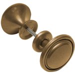 Дверная ручка-кнопка-стяжка бронзовый металлик 88172