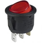 CR102J3RS215QF7, Switch Rocker ON None OFF SPST Quick Connect Round Rocker 16A ...