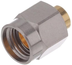 Фото 1/3 R125055002W, RF Connectors / Coaxial Connectors SMA / STRAIGHT PLUG SOLDER TYPE CABLE.141