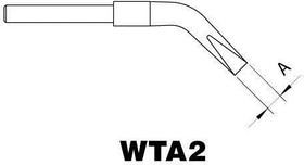 T0054414699, Soldering Irons Weller 3mm Twzer Tip For WTA50 Tweezers