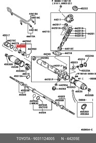 9031124005, 90311-24005_САЛЬНИК РУЛЕВОЙ РЕЙКИ AL2#