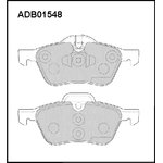 ADB01548, Колодки тормозные дисковые | перед |