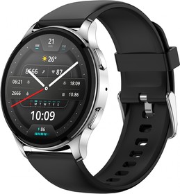 Фото 1/8 Смарт-часы Amazfit Pop 3R A2319 1.43" AMOLED корп.серебристый рем.черный (1746285)