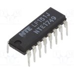 NTE1749, IC: driver; MOSFET; DIP16; 1A; Ch: 4; 36VDC; OUT: push-pull