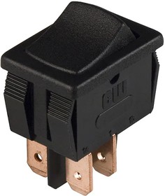 GRS-4021B-0000, Rocker Switches DPST BLK OFF-MOM