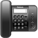 Телефон проводной Panasonic KX-TS2352RUB чер(KX-TS2352RUB)