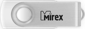 Фото 1/5 13600-FMUSWT32, Флеш накопитель 32GB Mirex Swivel, USB 2.0, Белый