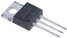 Фото 1/3 LM78M05CT/NOPB, Linear Voltage Regulators 500-mA, 35-V, linear voltage regulator for 5 V 3-TO-220 -40 to 125
