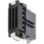 1-111196-8, Conn IDC Connector RCP 20 POS 1.27mm IDT RA Side Entry Cable Mount Tray