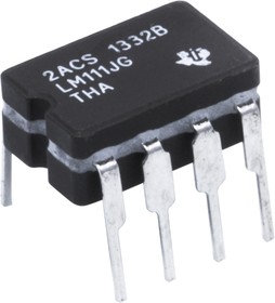 Фото 1/3 LM111JG , Comparator, Open Collector, Open Drain O/P, 115 ns, 165 ns 5 V 8-Pin CDIP