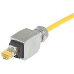 09352250401, Modular Connectors / Ethernet Connectors HAN PP RJ45 10G MET CBL PLUG