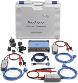 PicoScope 4444 1000 V CAT III kit, Differential Oscilloscope Kit High-Resolution Differential Oscilloscope, PicoConnect 442 1000 V CAT III