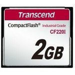 Карта памяти 2Gb Compact Flash Transcend 220x (TS2GCF220I)