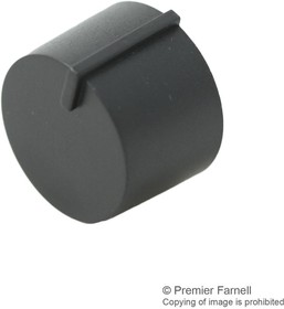 Фото 1/2 Pointer knob, 6 mm, plastic, black, Ø 21 mm, H 14 mm, 4458.6321